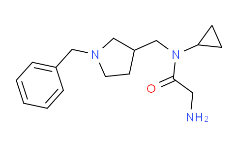 CAS No. 1353974-37-4, 2-Amino-N-((1-benzylpyrrolidin-3-yl)methyl)-N-cyclopropylacetamide