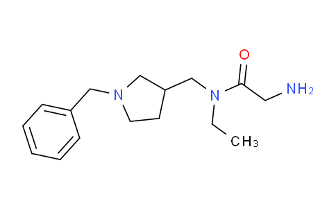 CAS No. 1353953-16-8, 2-Amino-N-((1-benzylpyrrolidin-3-yl)methyl)-N-ethylacetamide