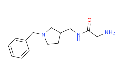 CAS No. 1353966-06-9, 2-Amino-N-((1-benzylpyrrolidin-3-yl)methyl)acetamide