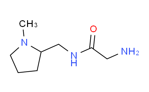 CAS No. 1353974-77-2, 2-Amino-N-((1-methylpyrrolidin-2-yl)methyl)acetamide