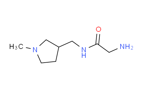 CAS No. 1178794-48-3, 2-Amino-N-((1-methylpyrrolidin-3-yl)methyl)acetamide