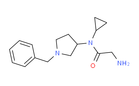 CAS No. 1353946-84-5, 2-Amino-N-(1-benzylpyrrolidin-3-yl)-N-cyclopropylacetamide