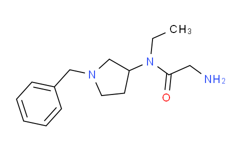 CAS No. 1353966-17-2, 2-Amino-N-(1-benzylpyrrolidin-3-yl)-N-ethylacetamide