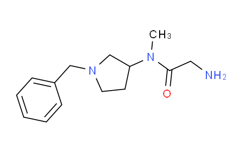 CAS No. 1353971-61-5, 2-Amino-N-(1-benzylpyrrolidin-3-yl)-N-methylacetamide