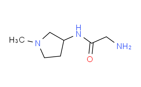 CAS No. 1251103-33-9, 2-Amino-N-(1-methylpyrrolidin-3-yl)acetamide
