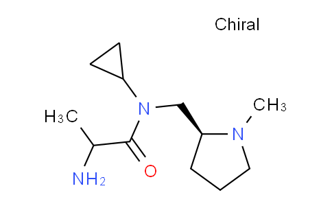 CAS No. 1354026-36-0, 2-Amino-N-cyclopropyl-N-(((S)-1-methylpyrrolidin-2-yl)methyl)propanamide