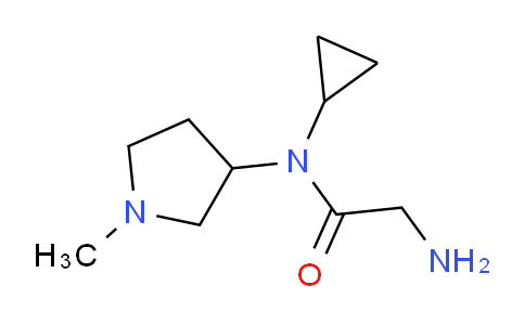 CAS No. 1353960-24-3, 2-Amino-N-cyclopropyl-N-(1-methylpyrrolidin-3-yl)acetamide
