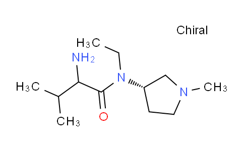 CAS No. 1354023-71-4, 2-Amino-N-ethyl-3-methyl-N-((S)-1-methylpyrrolidin-3-yl)butanamide