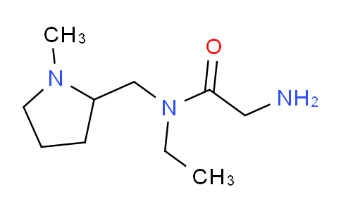 CAS No. 1353972-55-0, 2-Amino-N-ethyl-N-((1-methylpyrrolidin-2-yl)methyl)acetamide