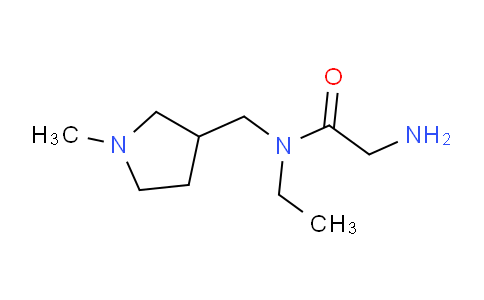 CAS No. 1353976-90-5, 2-Amino-N-ethyl-N-((1-methylpyrrolidin-3-yl)methyl)acetamide