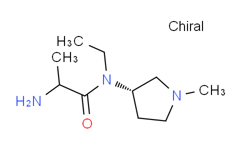 CAS No. 1354025-26-5, 2-Amino-N-ethyl-N-((S)-1-methylpyrrolidin-3-yl)propanamide