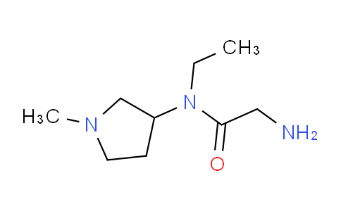 CAS No. 1353955-39-1, 2-Amino-N-ethyl-N-(1-methylpyrrolidin-3-yl)acetamide