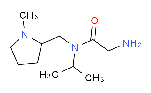 CAS No. 1353962-66-9, 2-Amino-N-isopropyl-N-((1-methylpyrrolidin-2-yl)methyl)acetamide