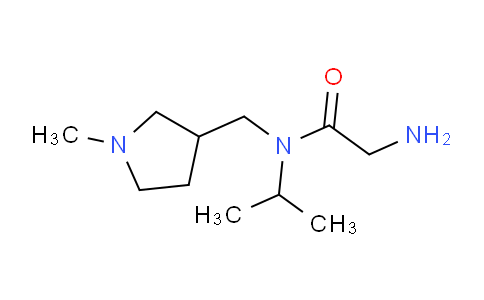 CAS No. 1353960-15-2, 2-Amino-N-isopropyl-N-((1-methylpyrrolidin-3-yl)methyl)acetamide
