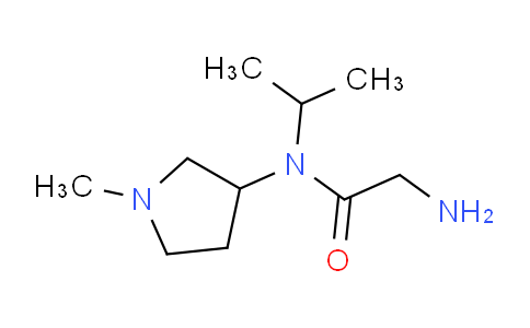 CAS No. 1353974-82-9, 2-Amino-N-isopropyl-N-(1-methylpyrrolidin-3-yl)acetamide