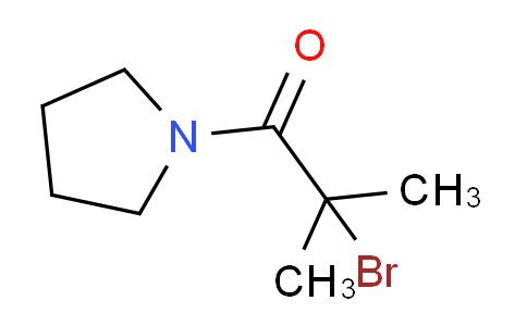 CAS No. 1225773-74-9, 2-Bromo-2-methyl-1-(pyrrolidin-1-yl)propan-1-one