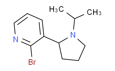 CAS No. 1352511-86-4, 2-Bromo-3-(1-isopropylpyrrolidin-2-yl)pyridine