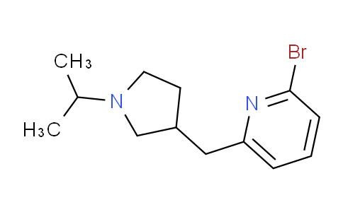 CAS No. 1316222-77-1, 2-Bromo-6-((1-isopropylpyrrolidin-3-yl)methyl)pyridine