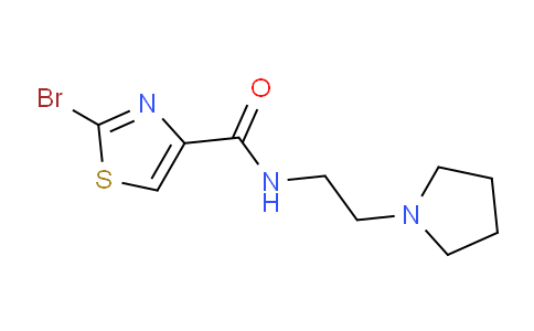 CAS No. 867333-36-6, 2-Bromo-N-(2-(pyrrolidin-1-yl)ethyl)thiazole-4-carboxamide