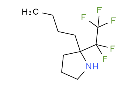 CAS No. 887360-93-2, 2-Butyl-2-(1,1,2,2,2-pentafluoroethyl)pyrrolidine