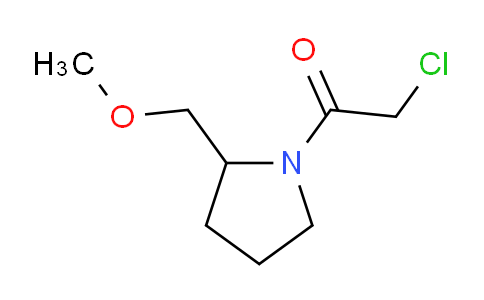 CAS No. 1353976-33-6, 2-Chloro-1-(2-(methoxymethyl)pyrrolidin-1-yl)ethanone