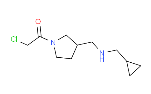 CAS No. 1353947-36-0, 2-Chloro-1-(3-(((cyclopropylmethyl)amino)methyl)pyrrolidin-1-yl)ethanone