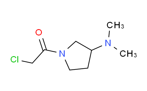 CAS No. 1341539-96-5, 2-Chloro-1-(3-(dimethylamino)pyrrolidin-1-yl)ethanone