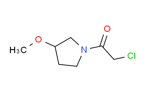CAS No. 1353948-15-8, 2-Chloro-1-(3-methoxypyrrolidin-1-yl)ethanone
