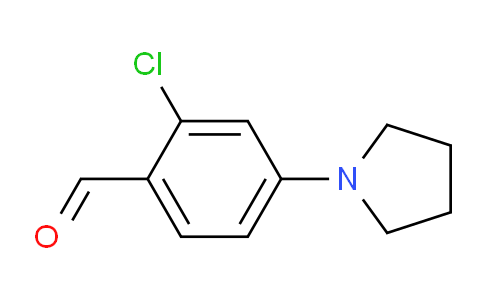 CAS No. 886500-65-8, 2-Chloro-4-(pyrrolidin-1-yl)benzaldehyde