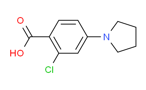 CAS No. 192513-60-3, 2-Chloro-4-pyrrolidinobenzoic Acid