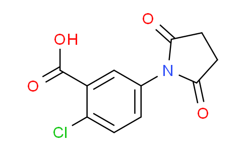 CAS No. 313480-55-6, 2-Chloro-5-(2,5-dioxopyrrolidin-1-yl)benzoic acid