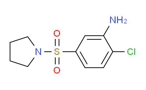 CAS No. 328028-27-9, 2-Chloro-5-(pyrrolidin-1-ylsulfonyl)aniline