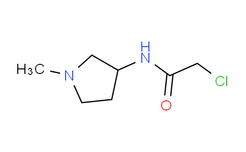CAS No. 1247728-15-9, 2-Chloro-N-(1-methylpyrrolidin-3-yl)acetamide