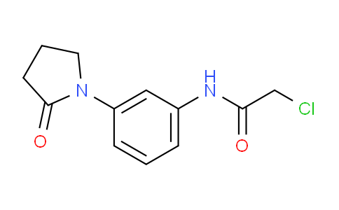 CAS No. 923177-94-0, 2-Chloro-N-(3-(2-oxopyrrolidin-1-yl)phenyl)acetamide