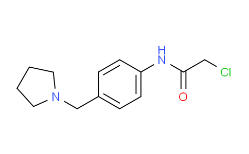 CAS No. 842965-59-7, 2-Chloro-N-(4-(pyrrolidin-1-ylmethyl)phenyl)acetamide