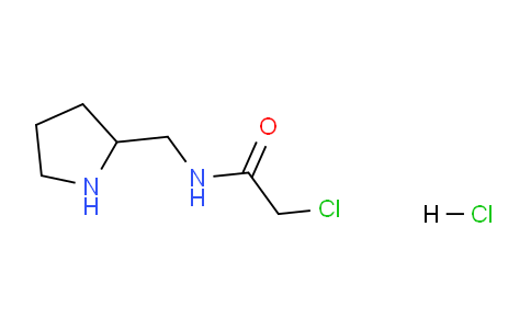 CAS No. 1420879-45-3, 2-Chloro-N-(pyrrolidin-2-ylmethyl)acetamide hydrochloride