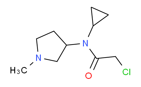 CAS No. 1353986-60-3, 2-Chloro-N-cyclopropyl-N-(1-methylpyrrolidin-3-yl)acetamide