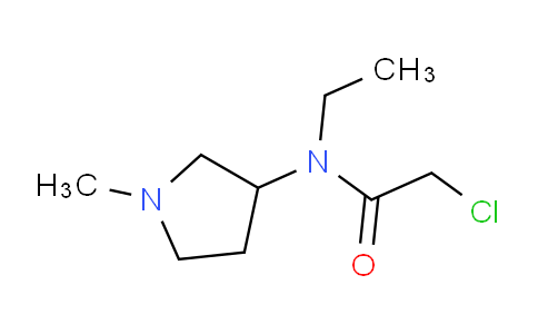 CAS No. 1353976-70-1, 2-Chloro-N-ethyl-N-(1-methylpyrrolidin-3-yl)acetamide