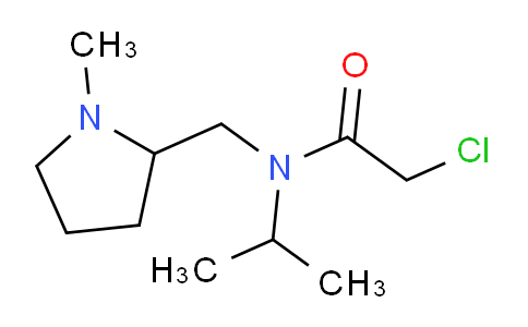 CAS No. 1353976-81-4, 2-Chloro-N-isopropyl-N-((1-methylpyrrolidin-2-yl)methyl)acetamide