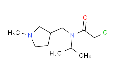 CAS No. 1353974-83-0, 2-Chloro-N-isopropyl-N-((1-methylpyrrolidin-3-yl)methyl)acetamide