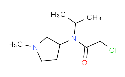 CAS No. 1353945-00-2, 2-Chloro-N-isopropyl-N-(1-methylpyrrolidin-3-yl)acetamide