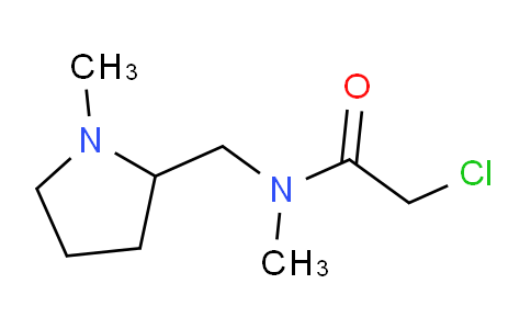 CAS No. 1353945-26-2, 2-Chloro-N-methyl-N-((1-methylpyrrolidin-2-yl)methyl)acetamide