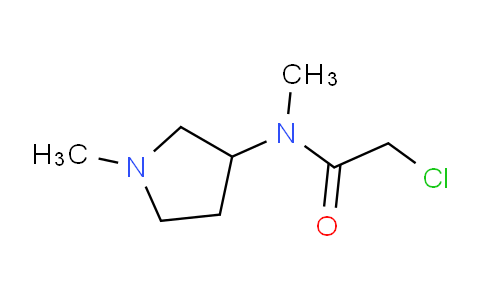 CAS No. 1353962-35-2, 2-Chloro-N-methyl-N-(1-methylpyrrolidin-3-yl)acetamide