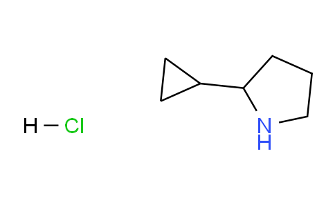 CAS No. 558478-81-2, 2-Cyclopropylpyrrolidine hydrochloride