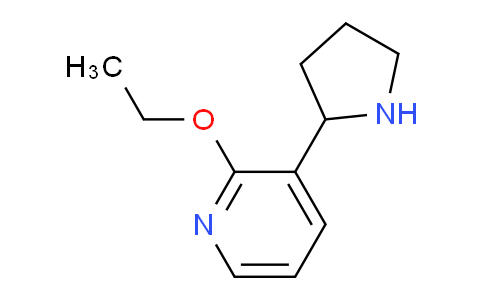 CAS No. 1270359-15-3, 2-Ethoxy-3-(pyrrolidin-2-yl)pyridine
