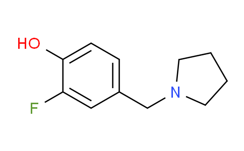 CAS No. 1260750-79-5, 2-Fluoro-4-(pyrrolidin-1-ylmethyl)phenol