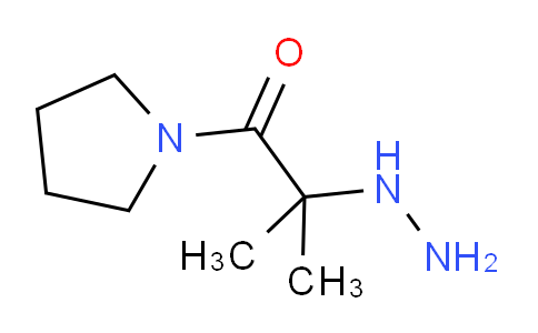 CAS No. 1501497-16-0, 2-Hydrazinyl-2-methyl-1-(pyrrolidin-1-yl)propan-1-one