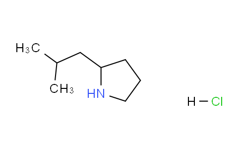 CAS No. 1184994-37-3, 2-Isobutylpyrrolidine hydrochloride