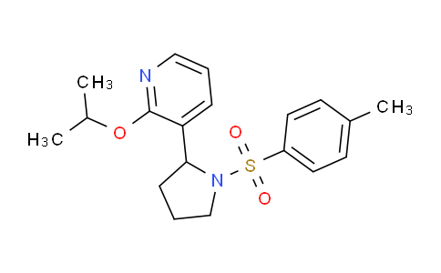 CAS No. 1352494-58-6, 2-Isopropoxy-3-(1-tosylpyrrolidin-2-yl)pyridine