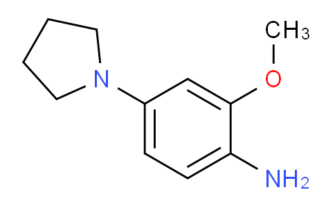 CAS No. 143525-62-6, 2-Methoxy-4-(pyrrolidin-1-yl)aniline